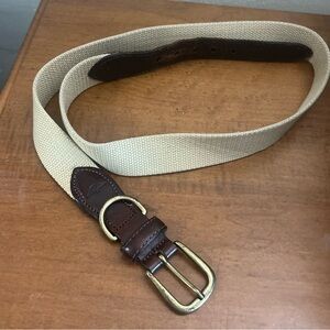 Vintage Dockers Tan and Brown Belt